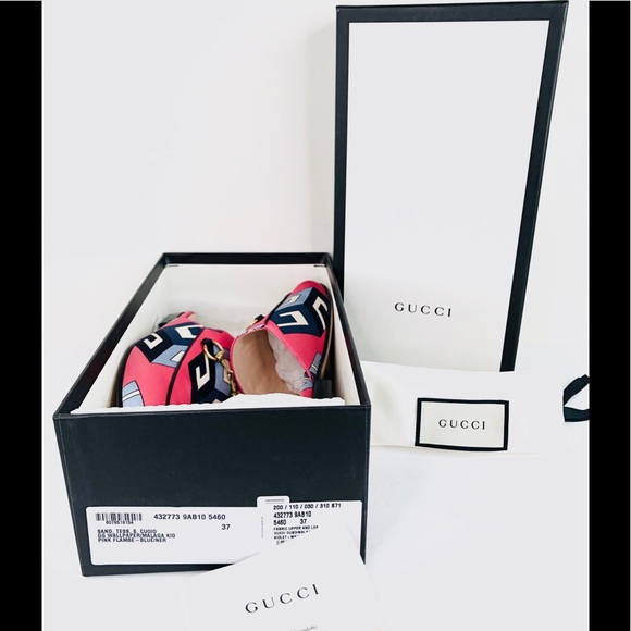 Gucci Princetown Horsebit Satin Mule Slippers 37 - Picture 2 of 11